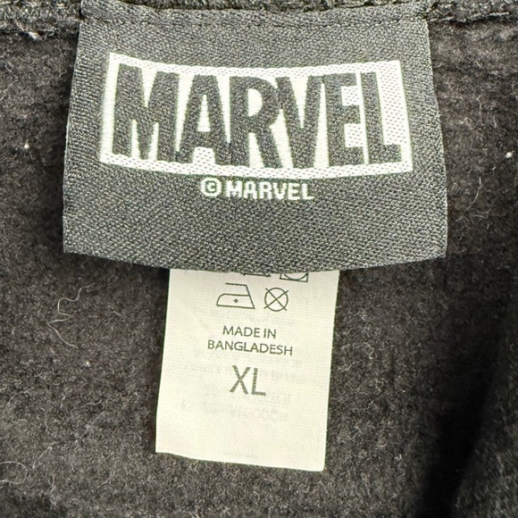 Marvel Spider Man Universal Studios Hoodie XL Black Embroidered - Picture 4 of 8